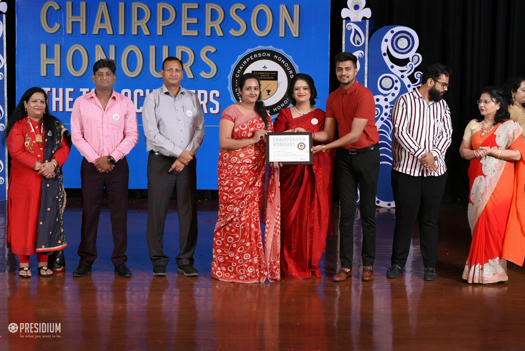 Presidium Rajnagar, CHAIRPERSON HONOURS’19: TEACHERS RECEIVE THE MOST PRESTIGIOUS HONOUR